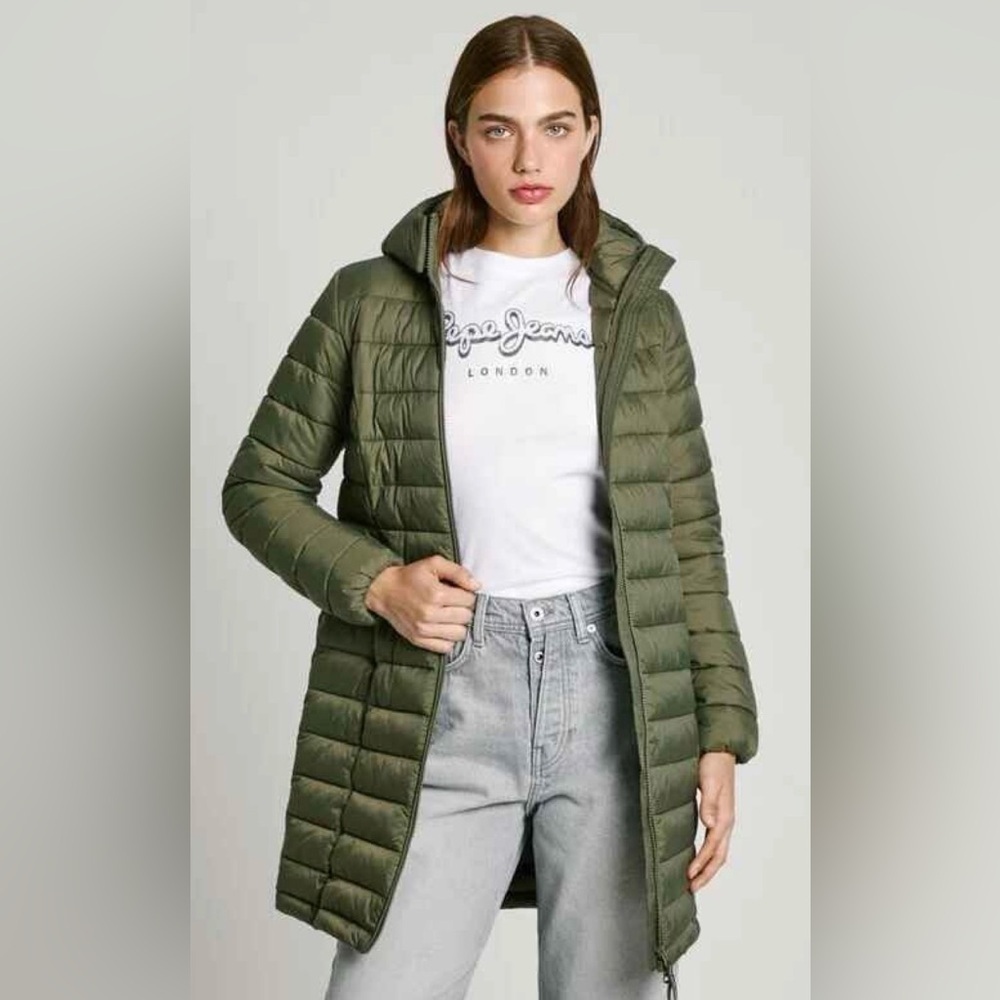 Aritzia TNA Botaine Packable Green Puffer Jacket